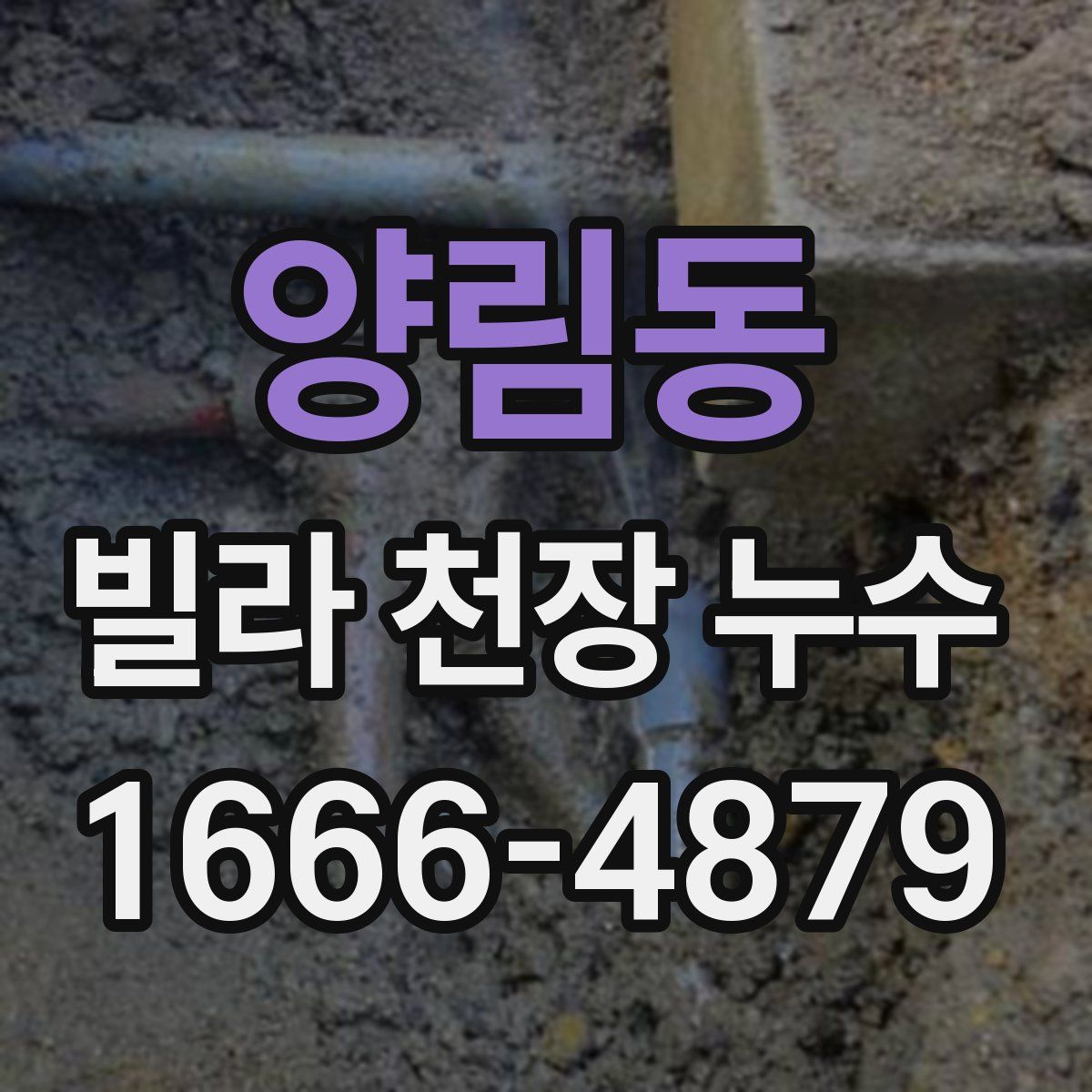 양림동 빌라 천장 누수