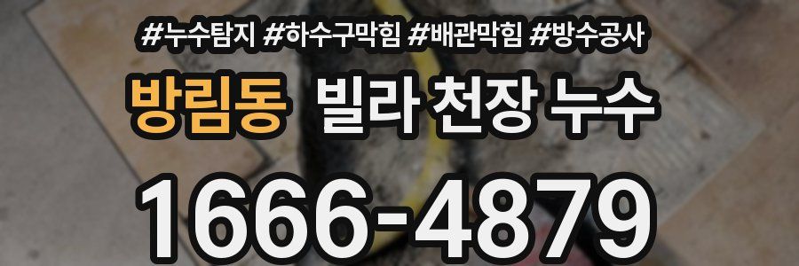 방림동 빌라 천장 누수