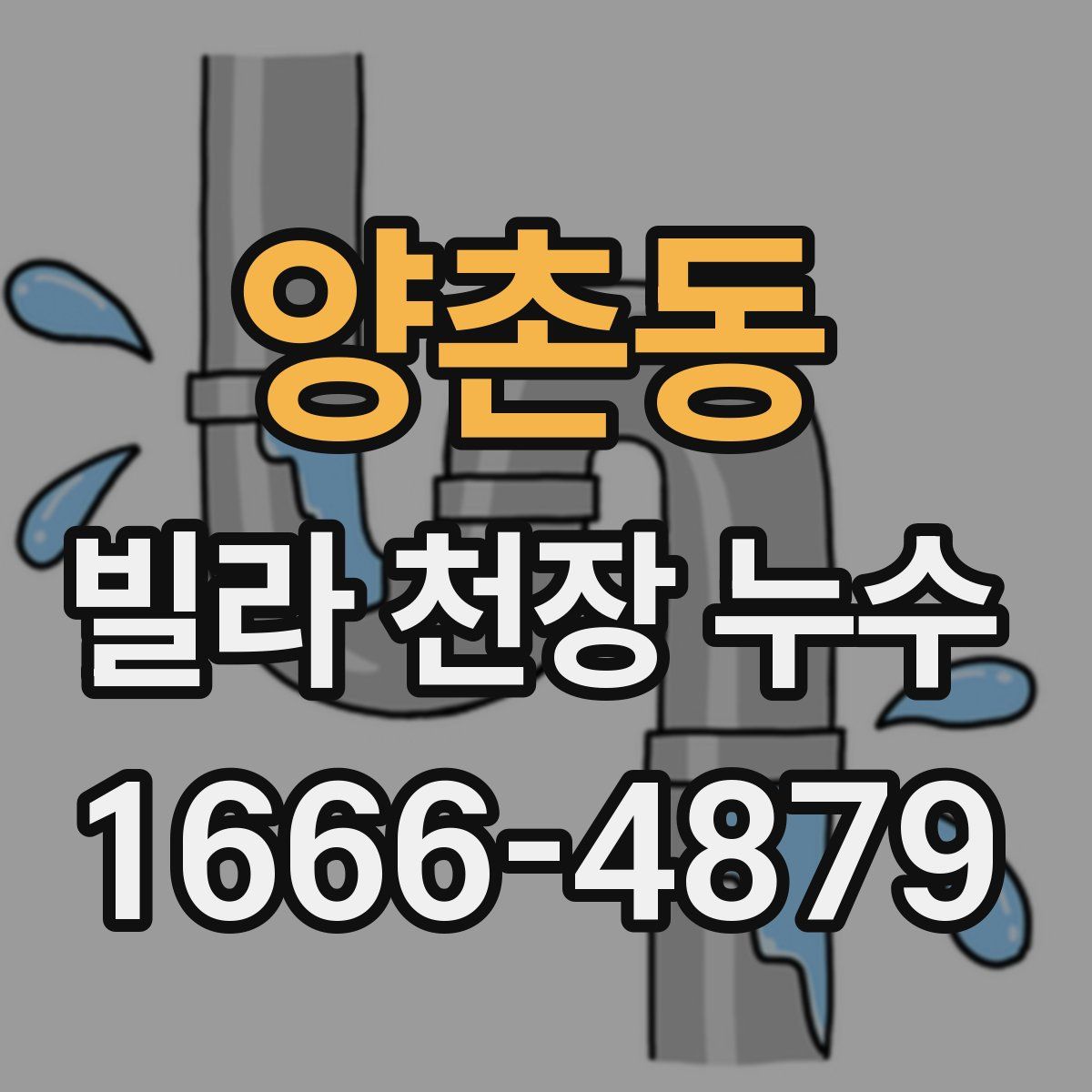 양촌동 빌라 천장 누수