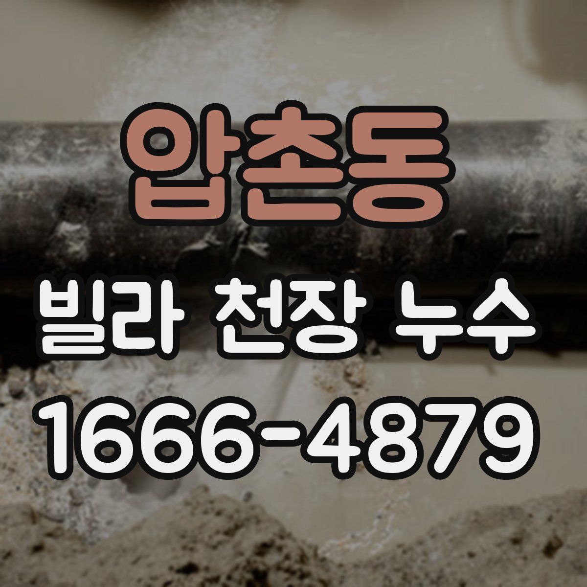 압촌동 빌라 천장 누수