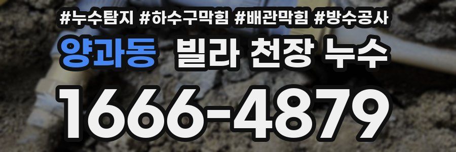 양과동 빌라 천장 누수