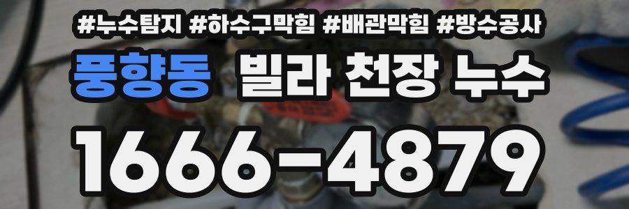 풍향동 빌라 천장 누수