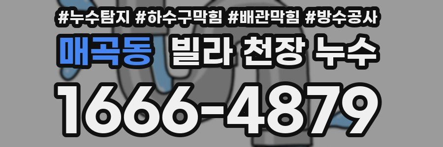 매곡동 빌라 천장 누수