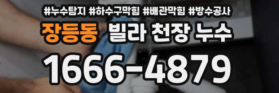 장등동 빌라 천장 누수