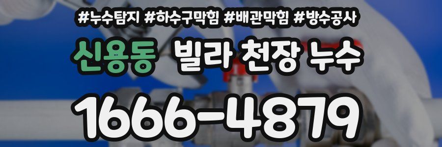 신용동 빌라 천장 누수