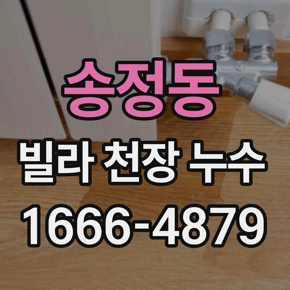 송정동 빌라 천장 누수