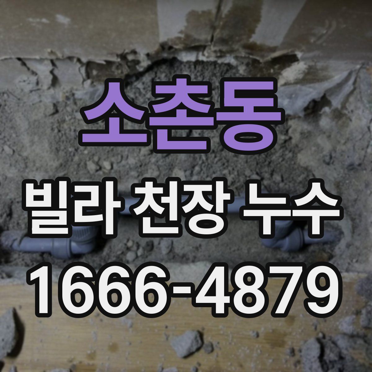 소촌동 빌라 천장 누수