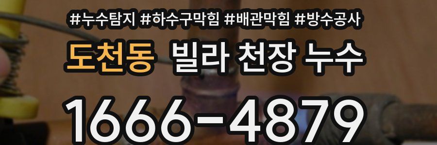 도천동 빌라 천장 누수