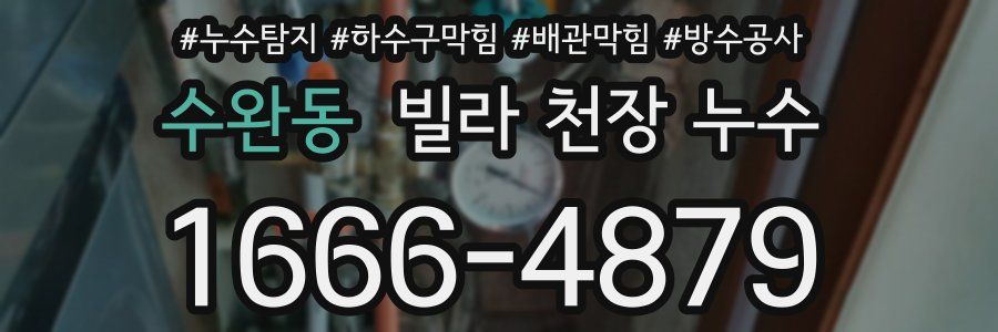 수완동 빌라 천장 누수