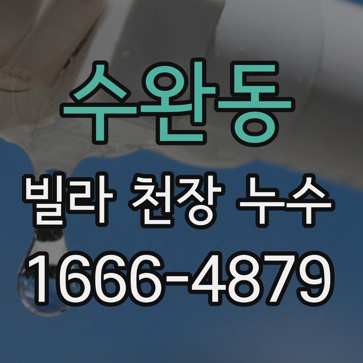 수완동 빌라 천장 누수