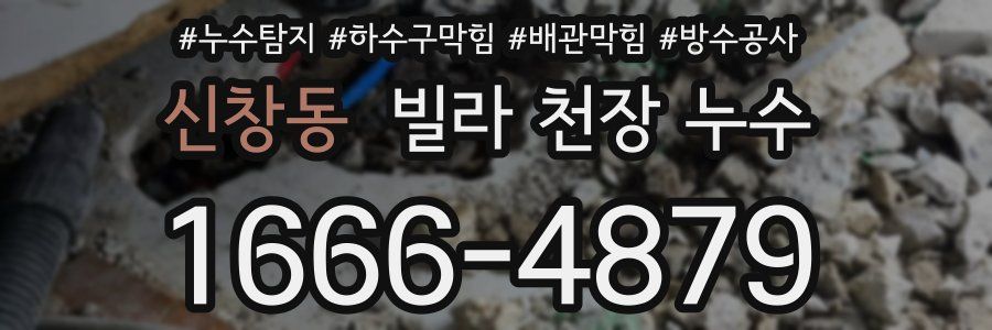 신창동 빌라 천장 누수