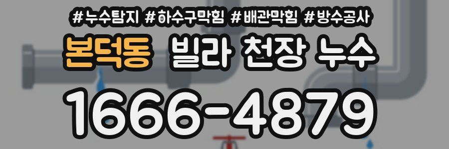 본덕동 빌라 천장 누수