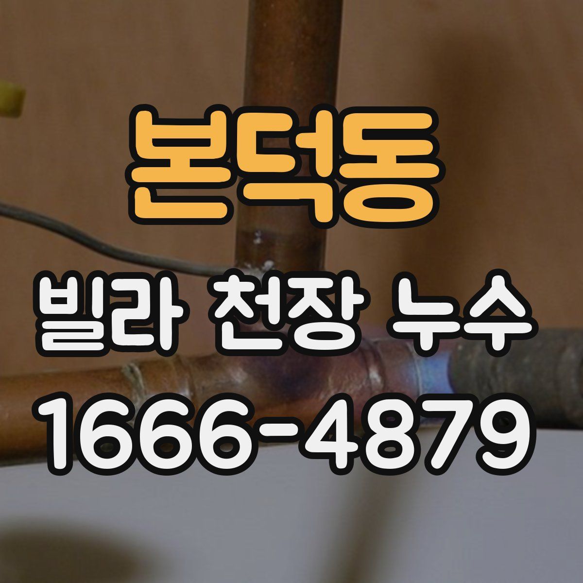 본덕동 빌라 천장 누수