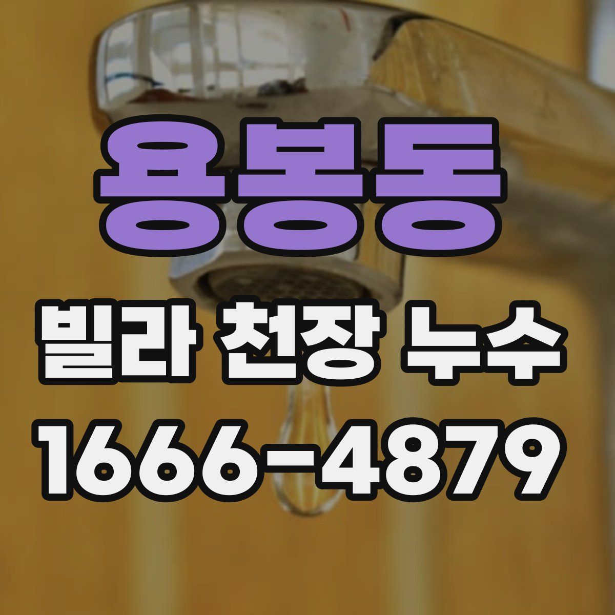 용봉동 빌라 천장 누수