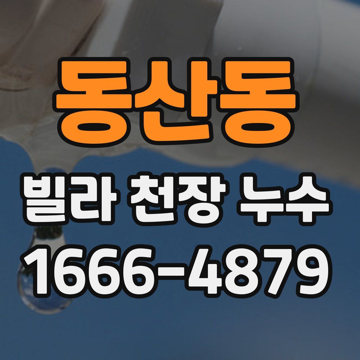 동산동 빌라 천장 누수