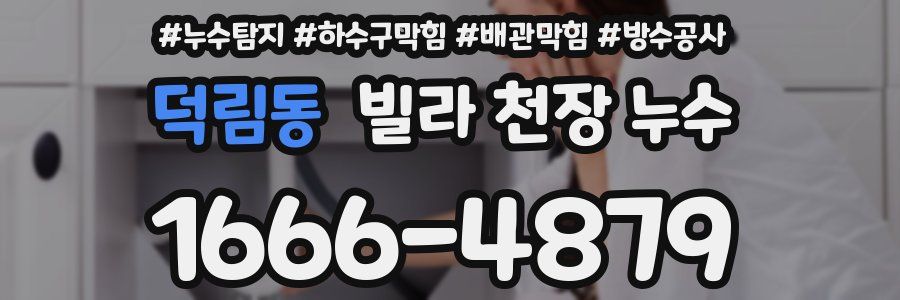 덕림동 빌라 천장 누수