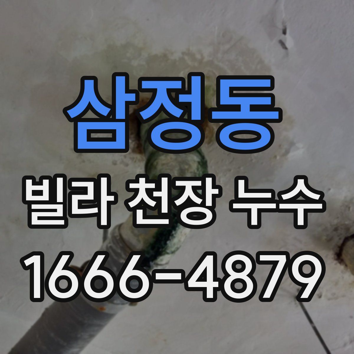삼정동 빌라 천장 누수