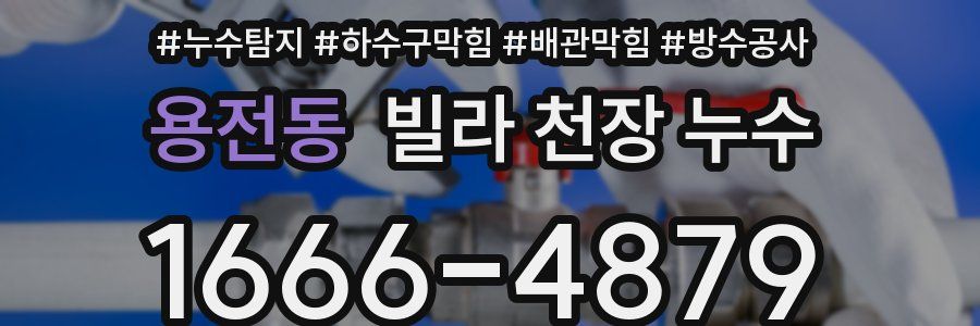 용전동 빌라 천장 누수
