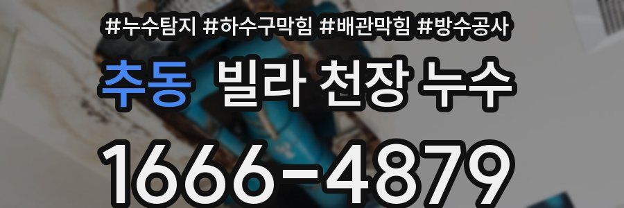 추동 빌라 천장 누수
