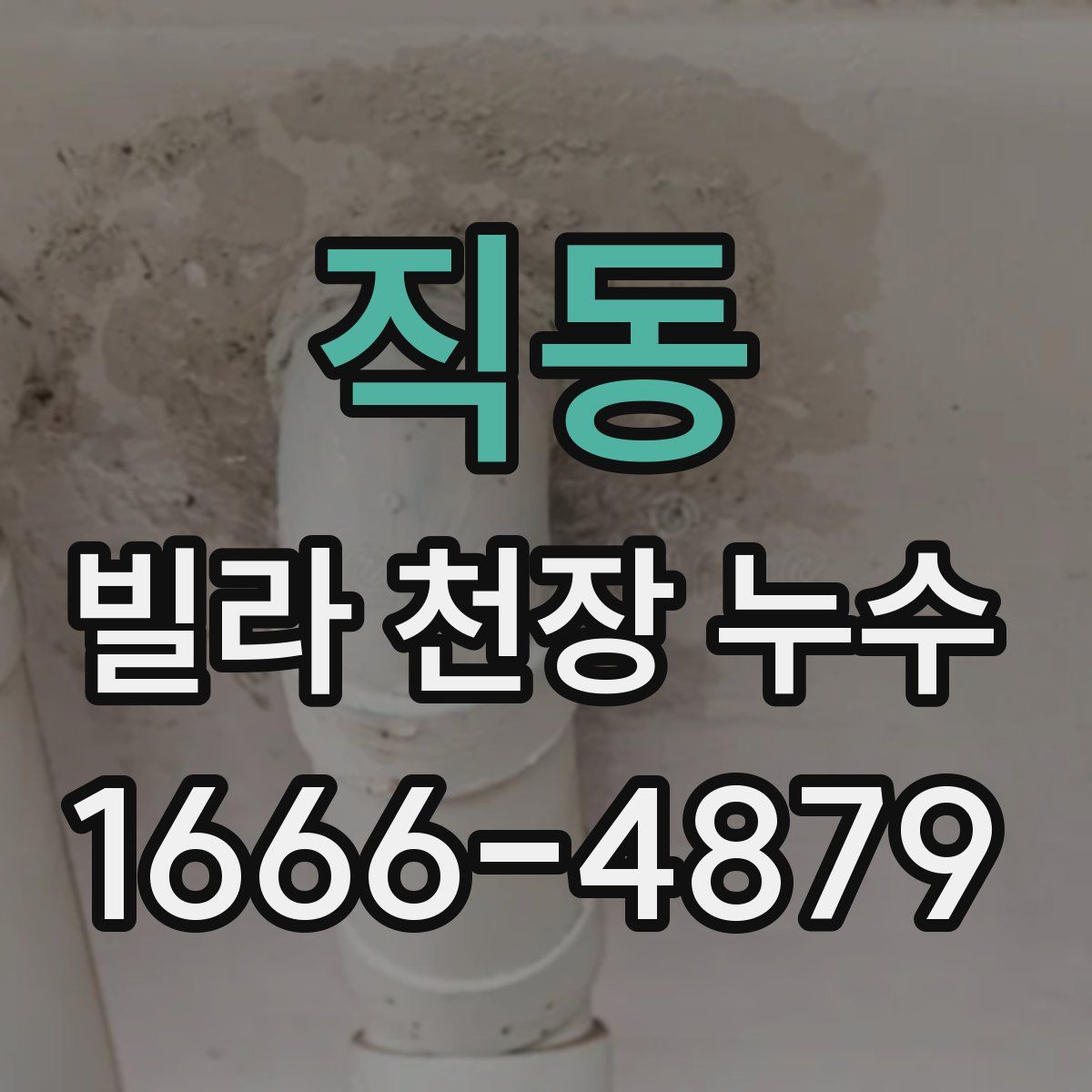직동 빌라 천장 누수