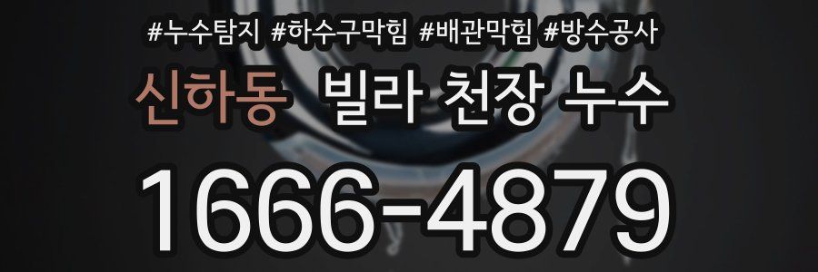 신하동 빌라 천장 누수