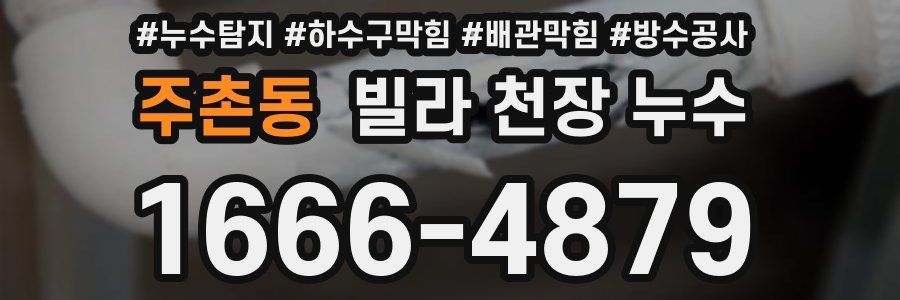 주촌동 빌라 천장 누수