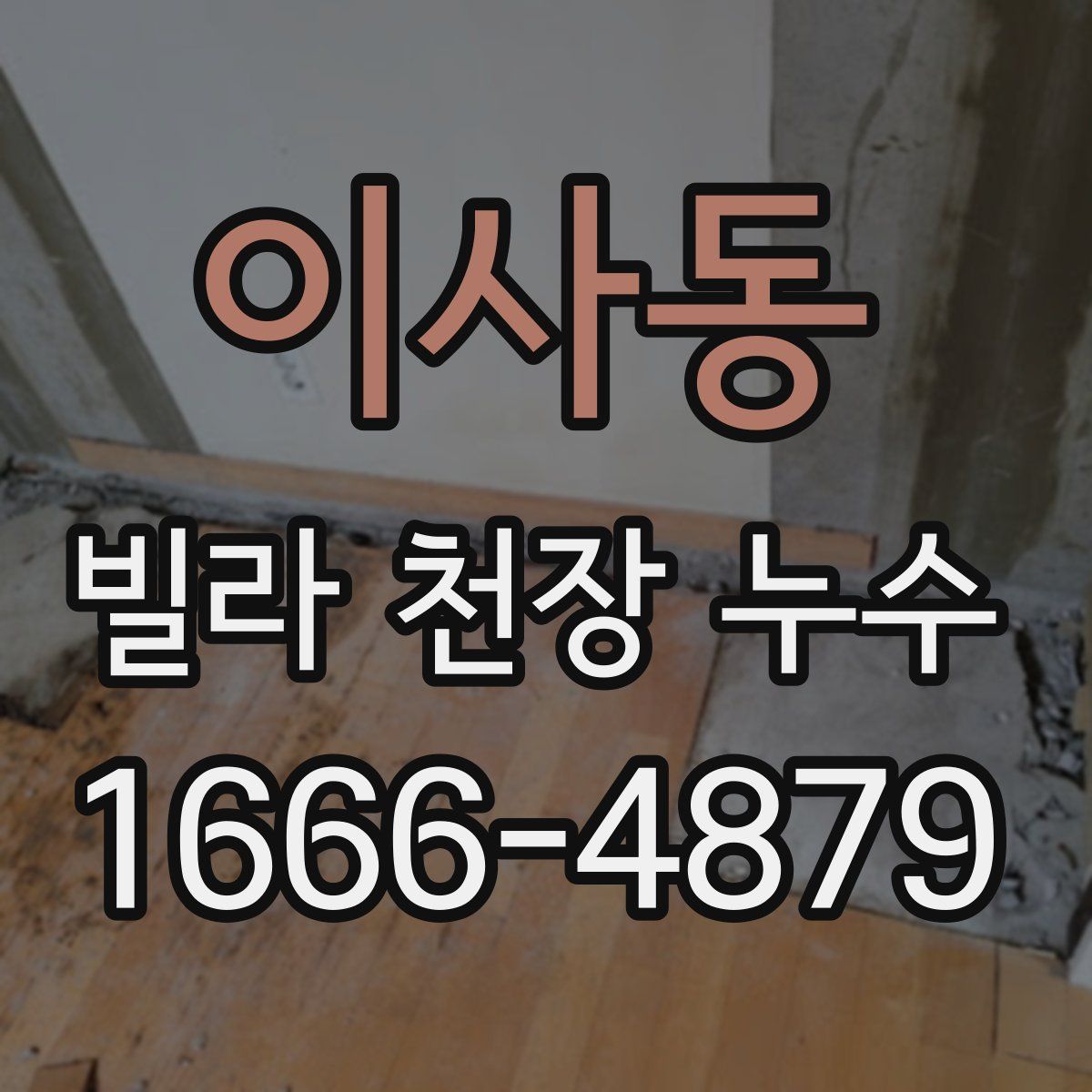 이사동 빌라 천장 누수