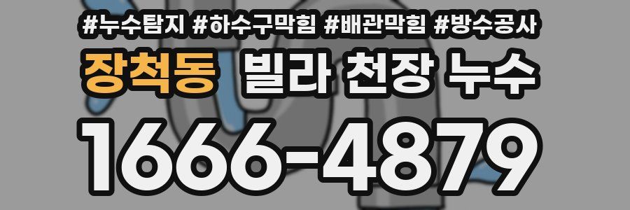 장척동 빌라 천장 누수