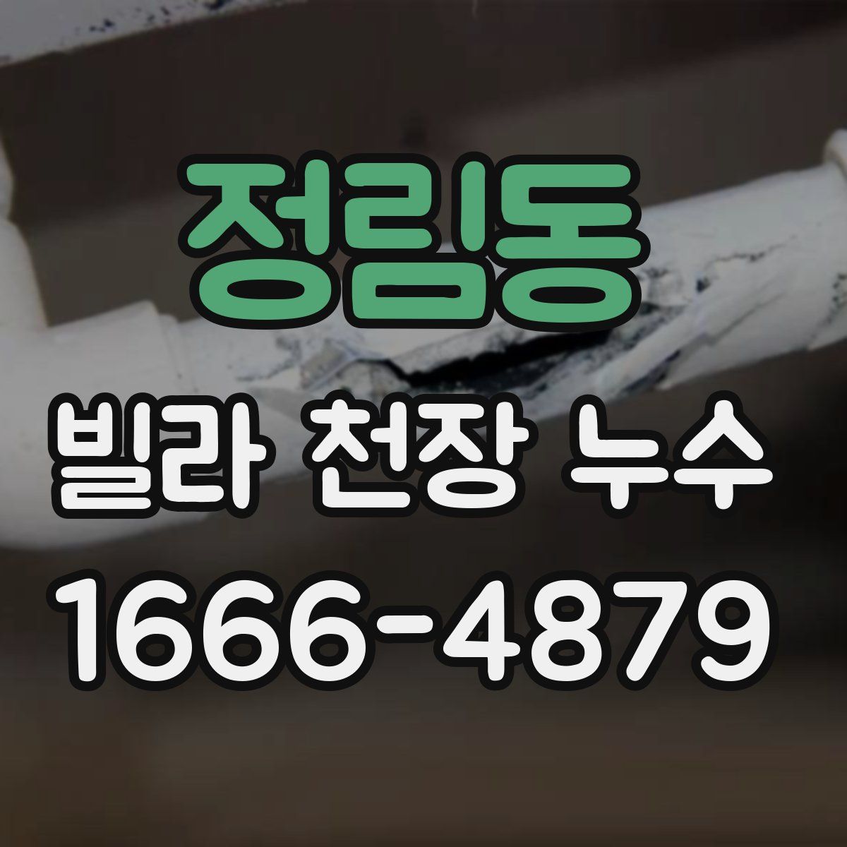 정림동 빌라 천장 누수