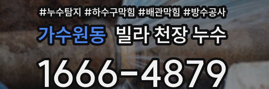 가수원동 빌라 천장 누수