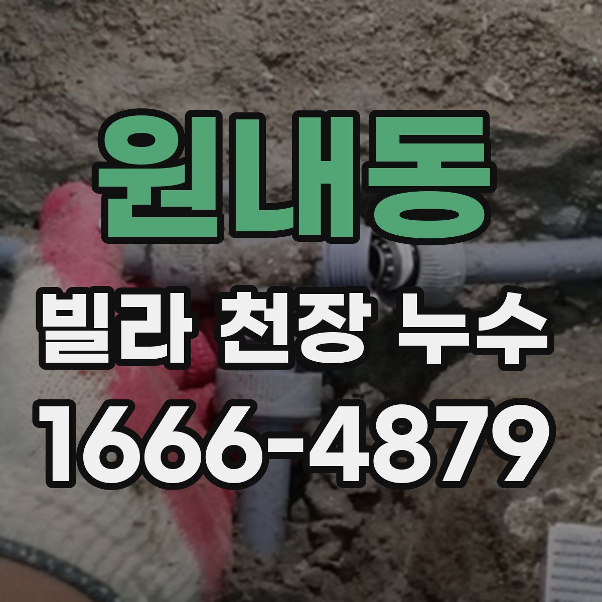 원내동 빌라 천장 누수