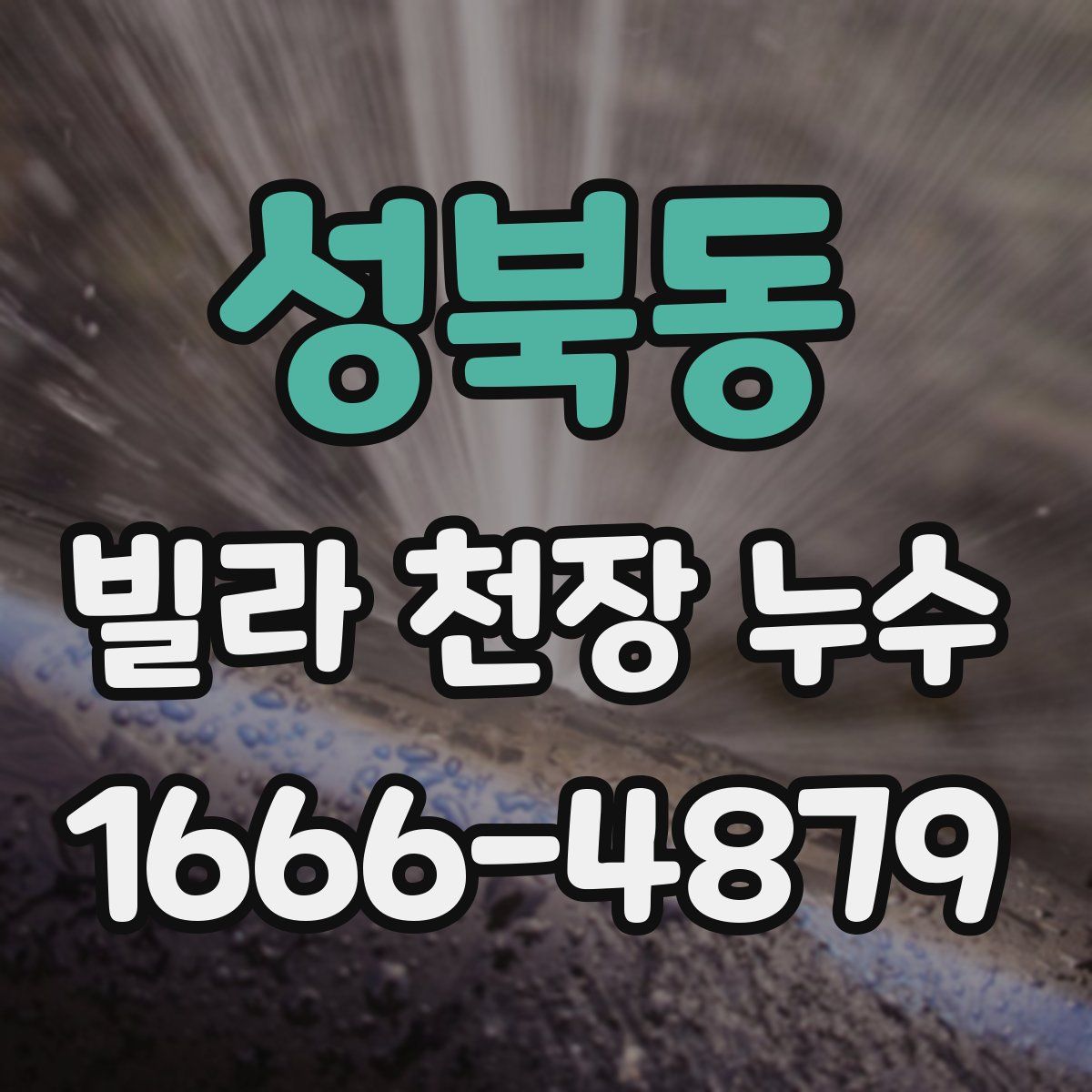 성북동 빌라 천장 누수