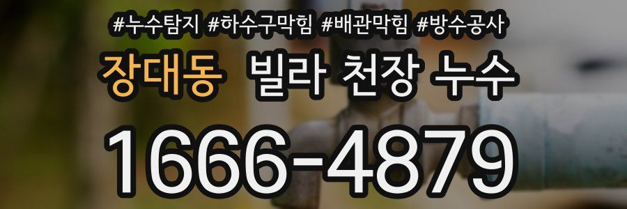 장대동 빌라 천장 누수