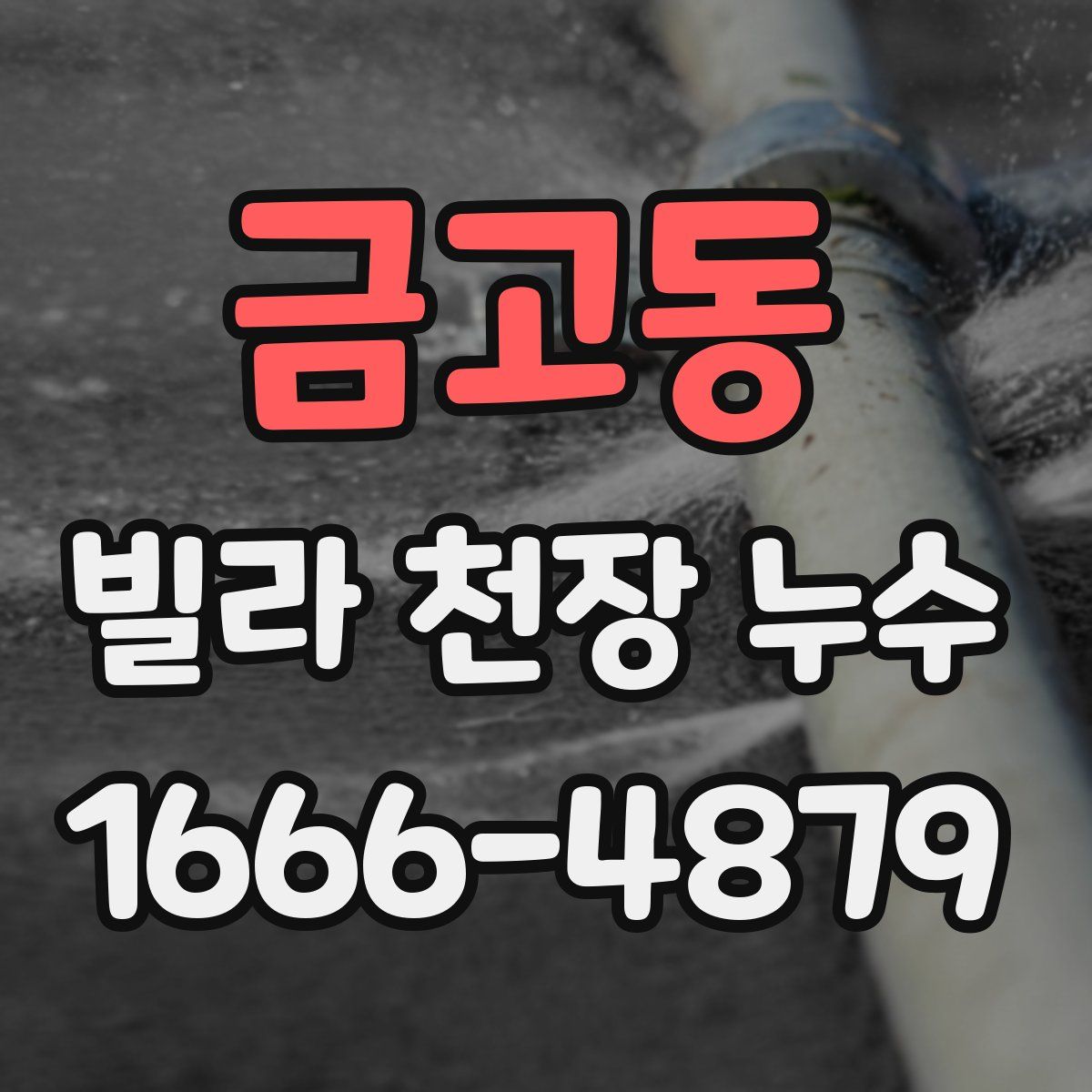 금고동 빌라 천장 누수