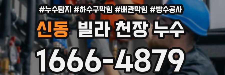 신동 빌라 천장 누수