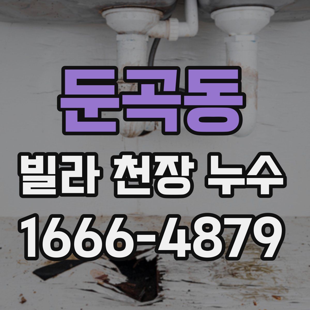 둔곡동 빌라 천장 누수