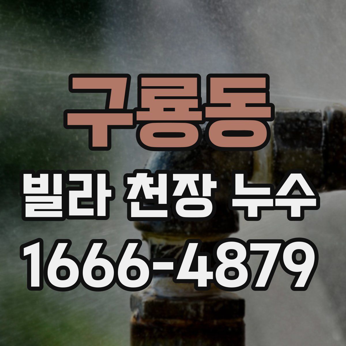 구룡동 빌라 천장 누수