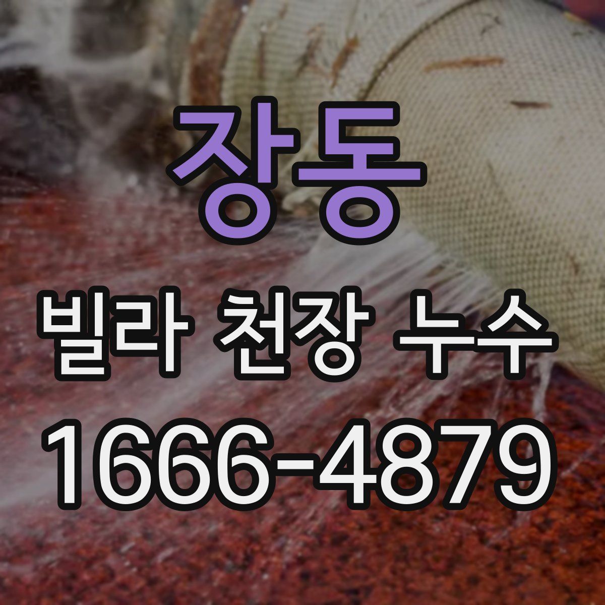 장동 빌라 천장 누수