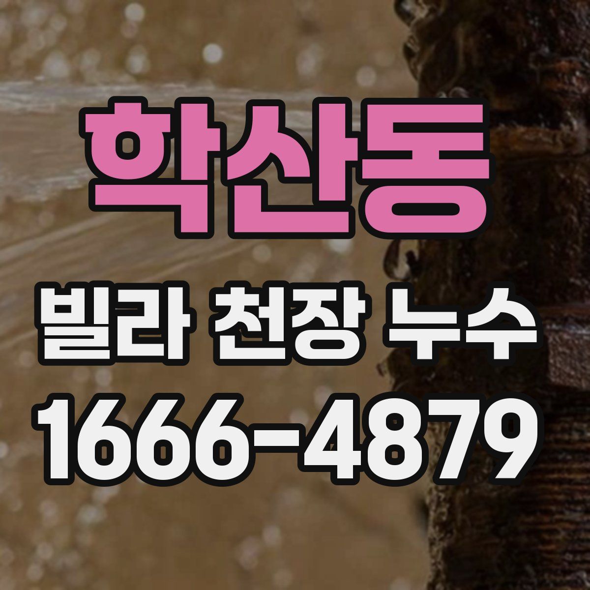 학산동 빌라 천장 누수