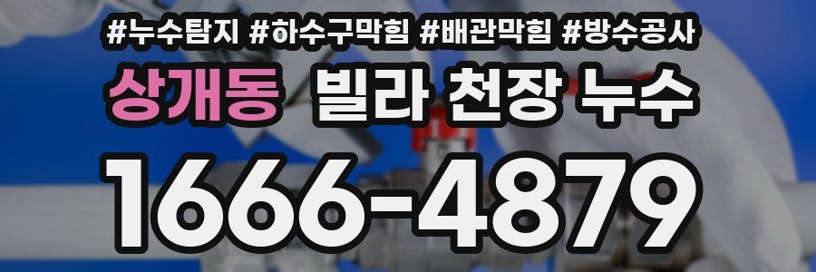 상개동 빌라 천장 누수