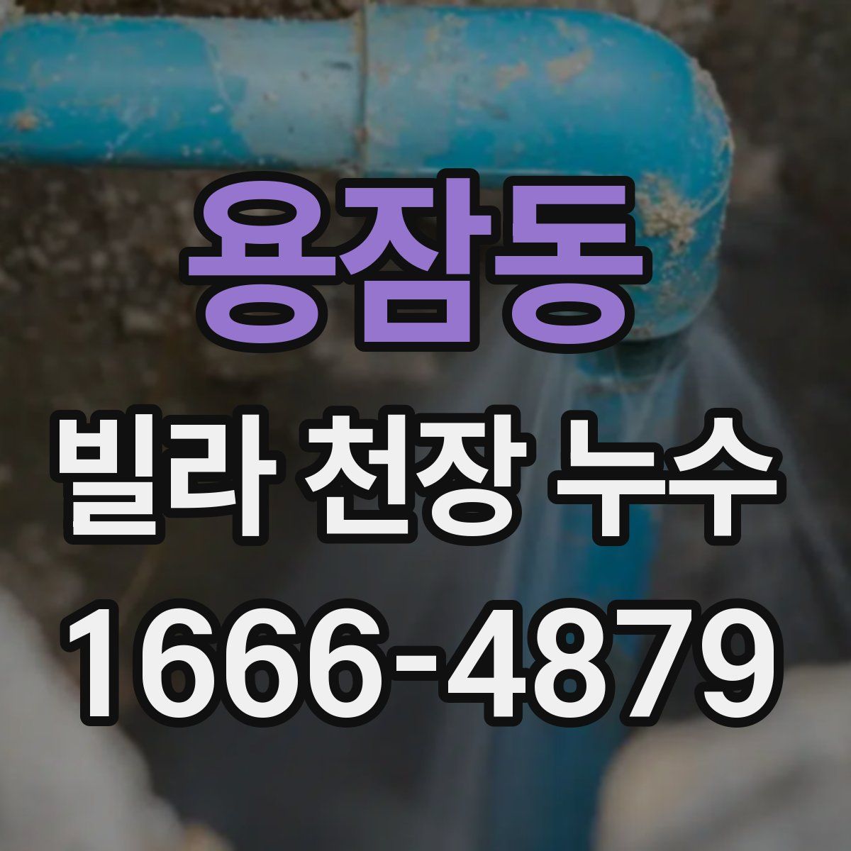 용잠동 빌라 천장 누수