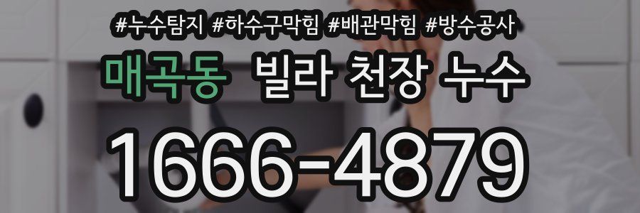 매곡동 빌라 천장 누수