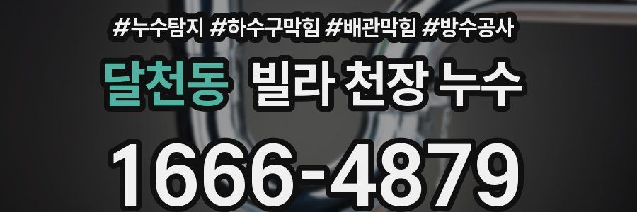 달천동 빌라 천장 누수