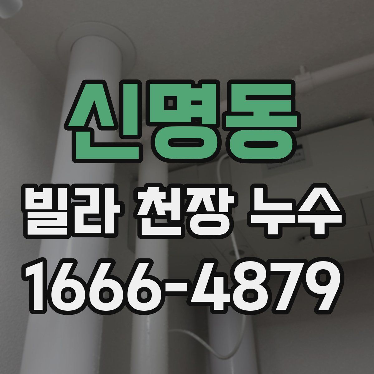 신명동 빌라 천장 누수