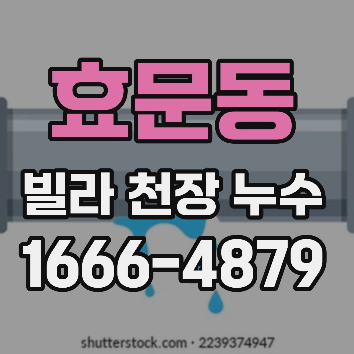 효문동 빌라 천장 누수