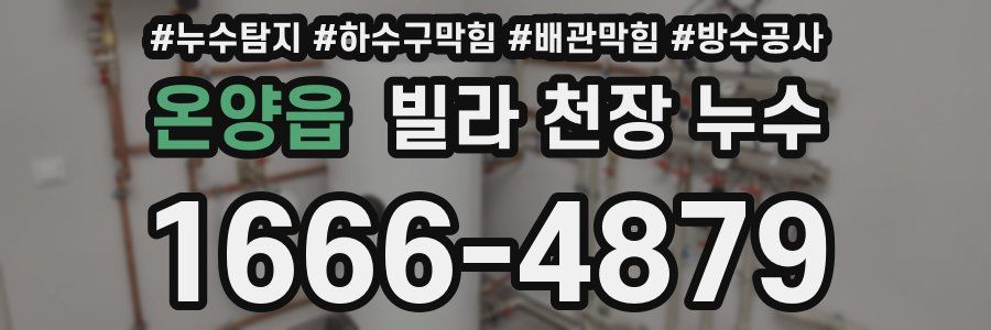 온양읍 빌라 천장 누수