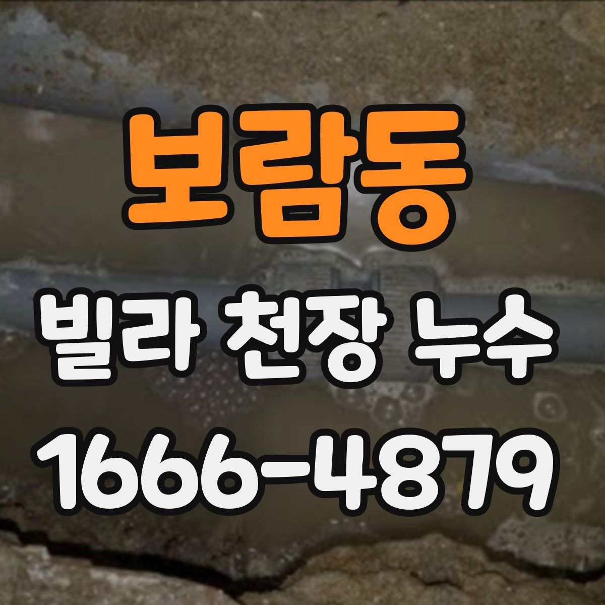보람동 빌라 천장 누수