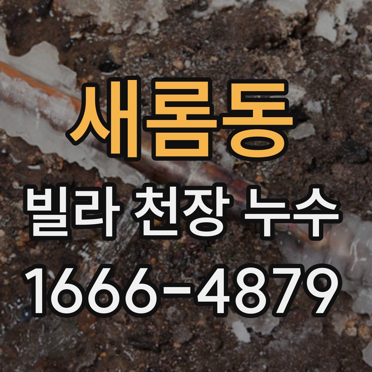 새롬동 빌라 천장 누수