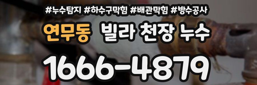 연무동 빌라 천장 누수