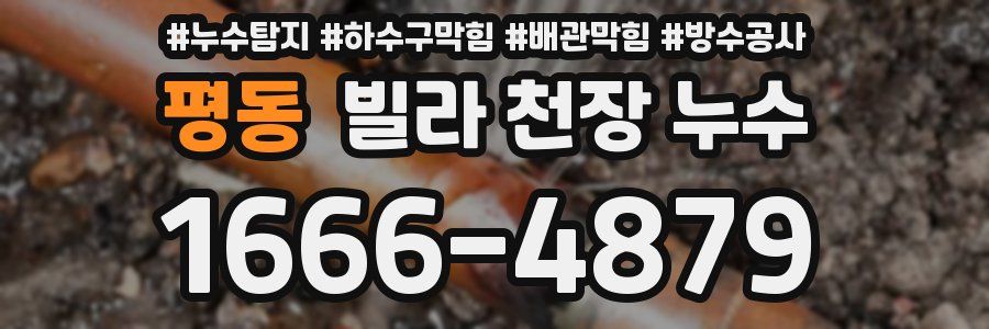 평동 빌라 천장 누수